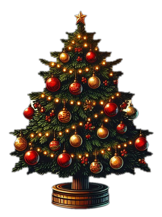 transparent xmas tree png images