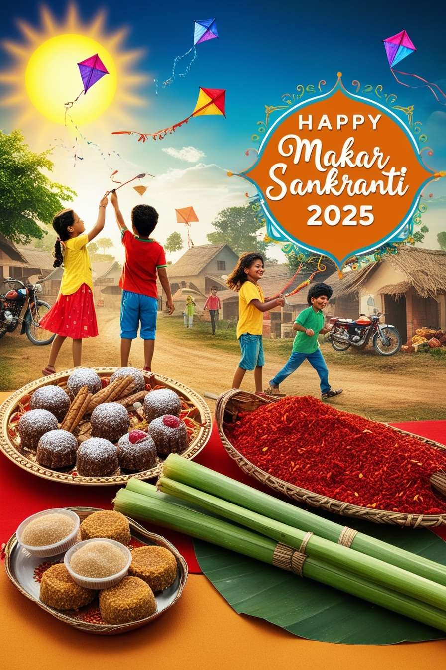 trending happy makar sankranti 2025 hashtags with png images