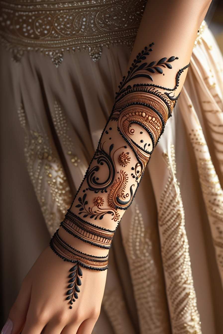 Trending mehndi design for 2025 weddings
