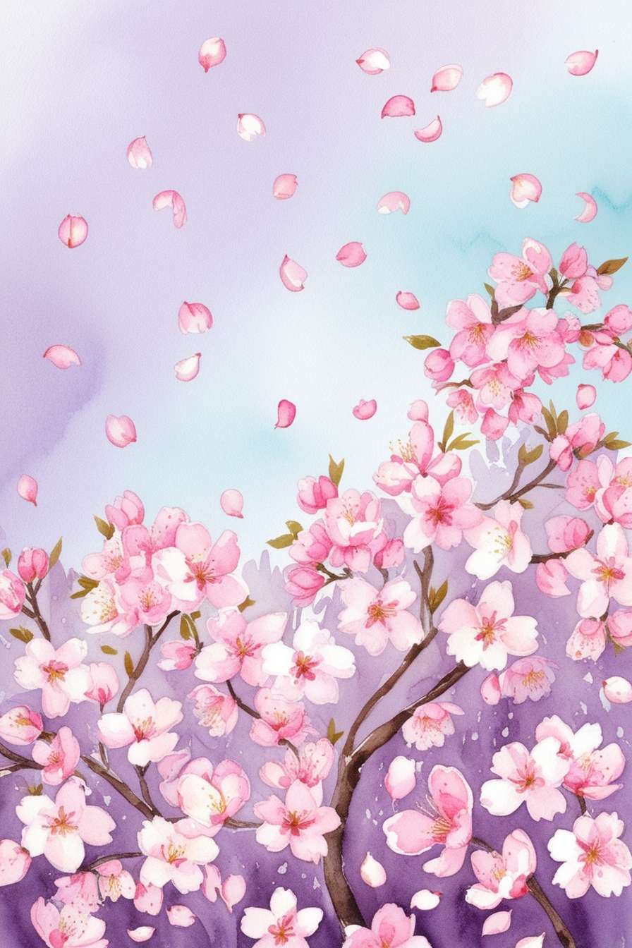 trending watercolor flower wallpapers in 4k