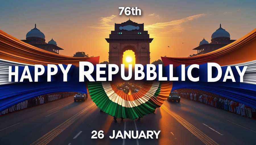 unique 76th republic day banners and posters for india