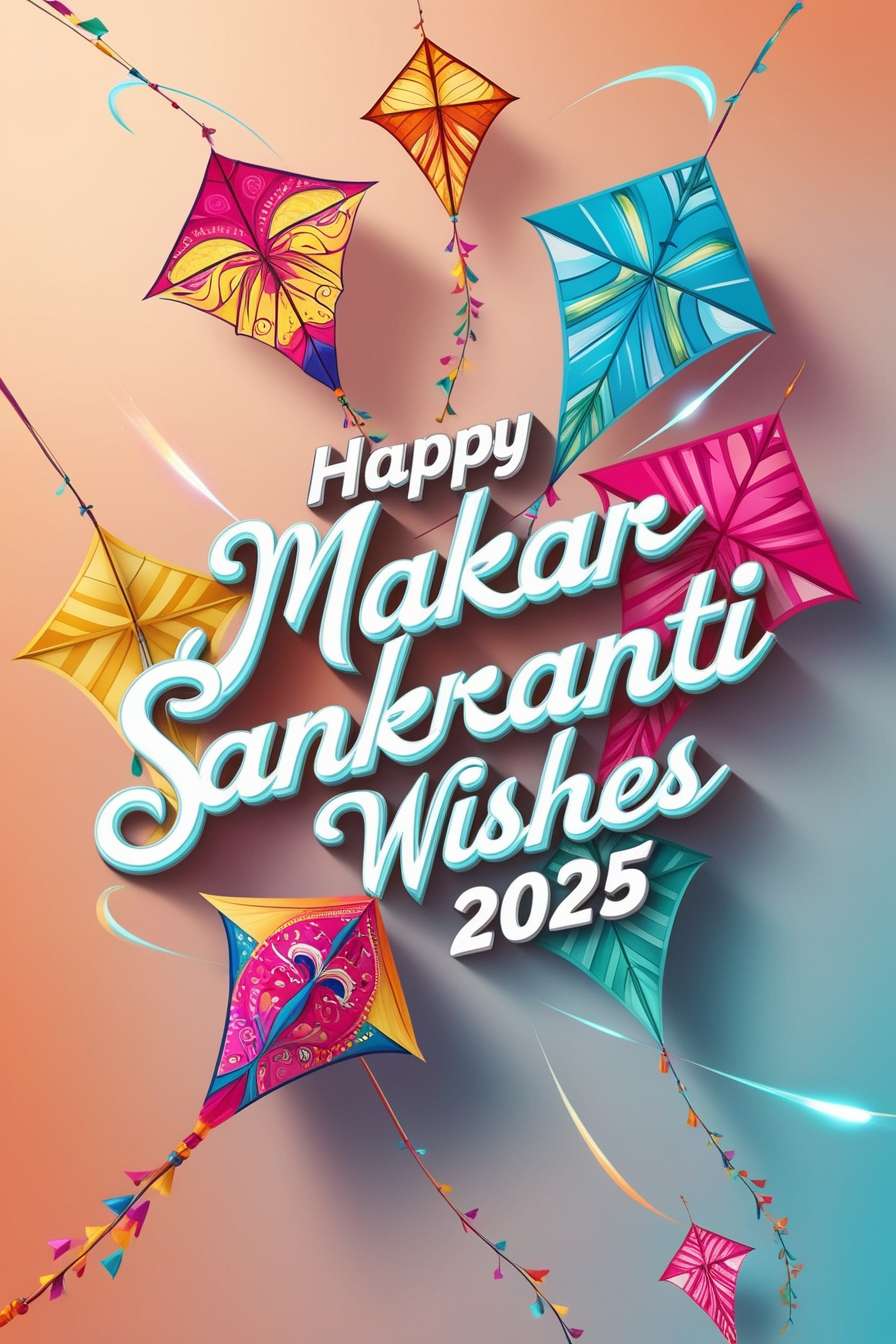 unique happy makar sankranti wishes 2025 for greeting cards