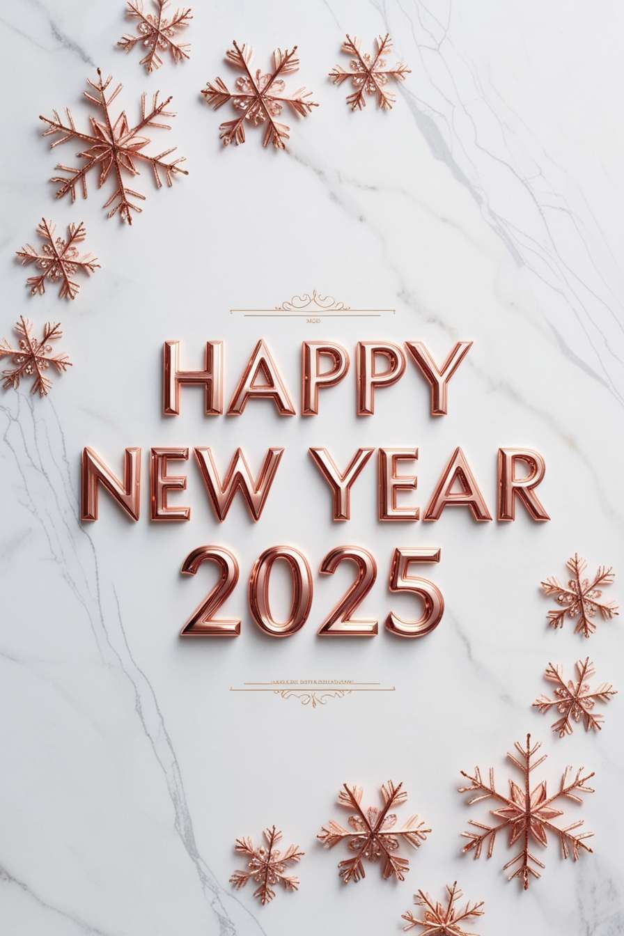 unique happy new year 2025 greetings online