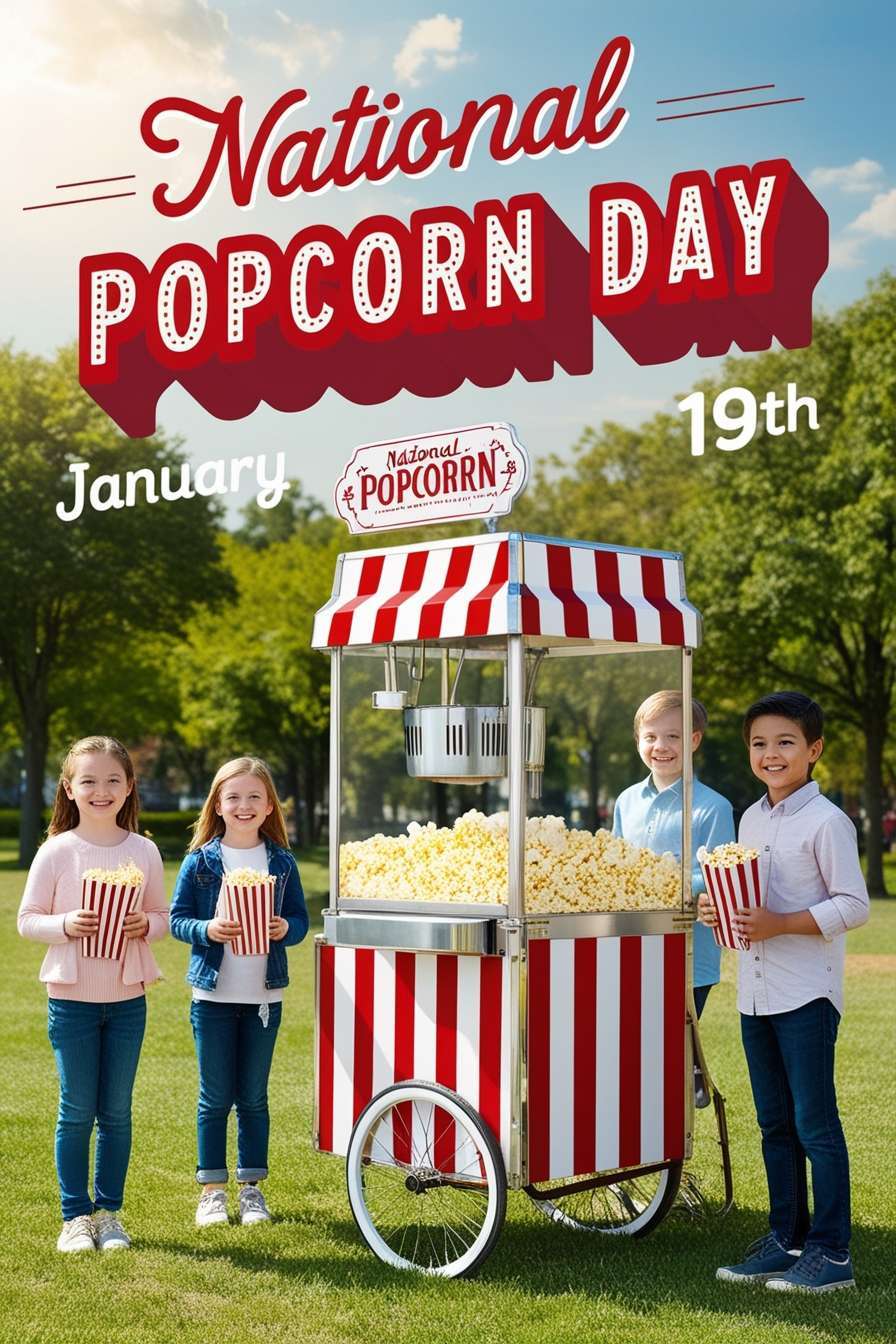 unique national popcorn day backgrounds for posters