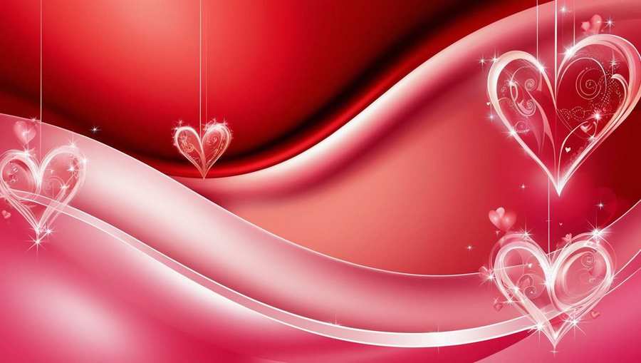 valentine day themed red and pink wallpaper for social media posts