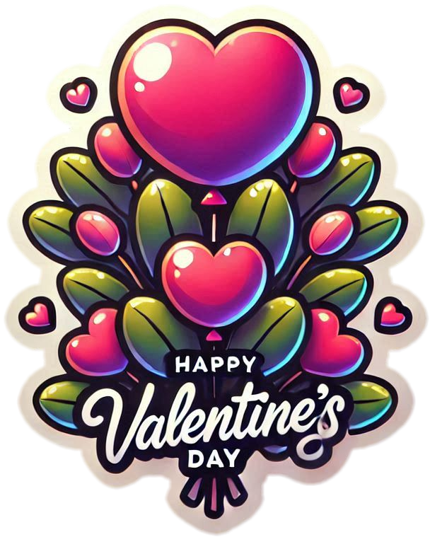 valentines day balloon png clipart