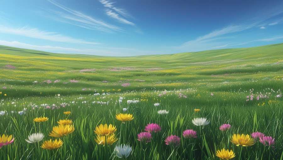Valley Meadow Background With Blue Sky - Royalty Free Valley Nature Background Image Download | Pngmagic 2025 Free Download Valley Meadow Background With Blue Sky - High Quality Valley Nature Background Background