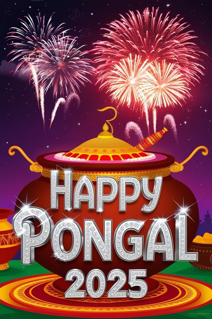 vibrant happy pongal greetings 2025 themes