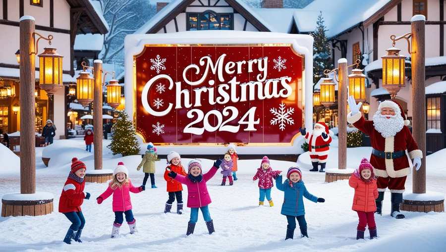 vintage merry christmas 2024 images with classic themes