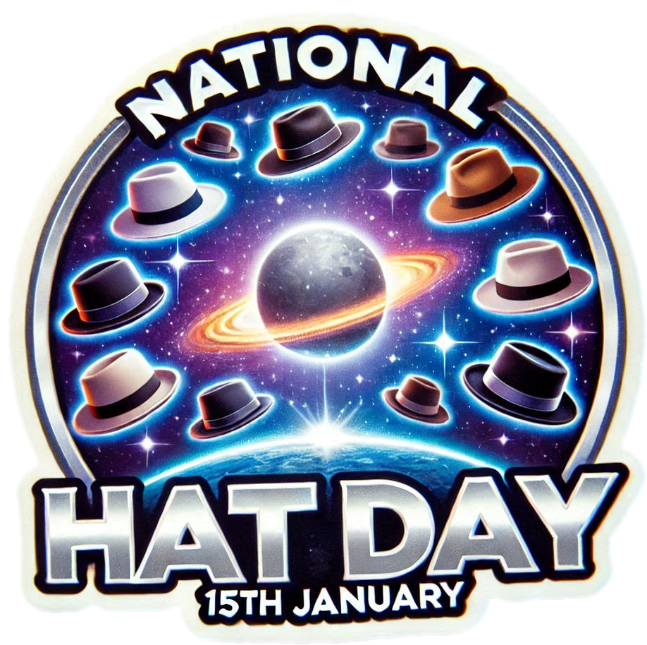 vintage-themed national hat day png collection