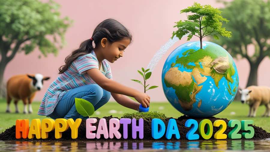 World Earth Day 2025 children activity image