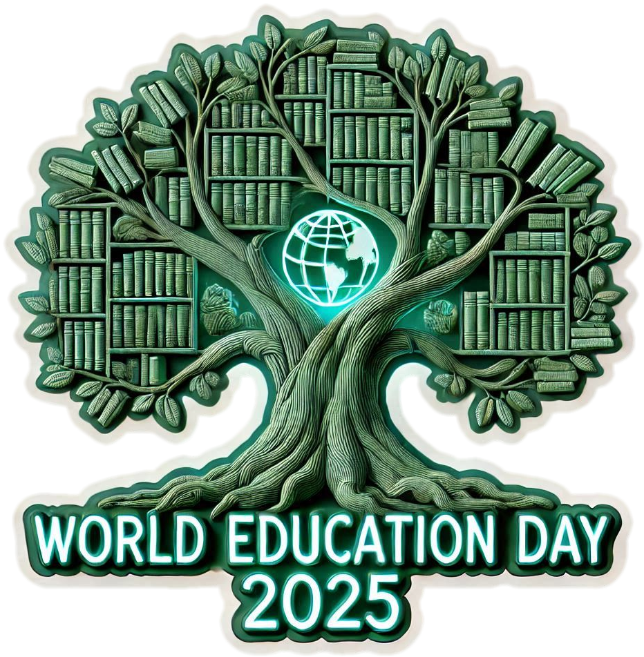 world education day 2025 png designs for social media posts