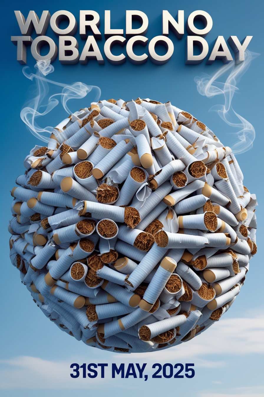 World No Tobacco Day Digital Poster - Royalty Free World No Tobacco Day Image | Pngmagic Free Download World No Tobacco Day Digital Poster - High Quality World No Tobacco Day Background