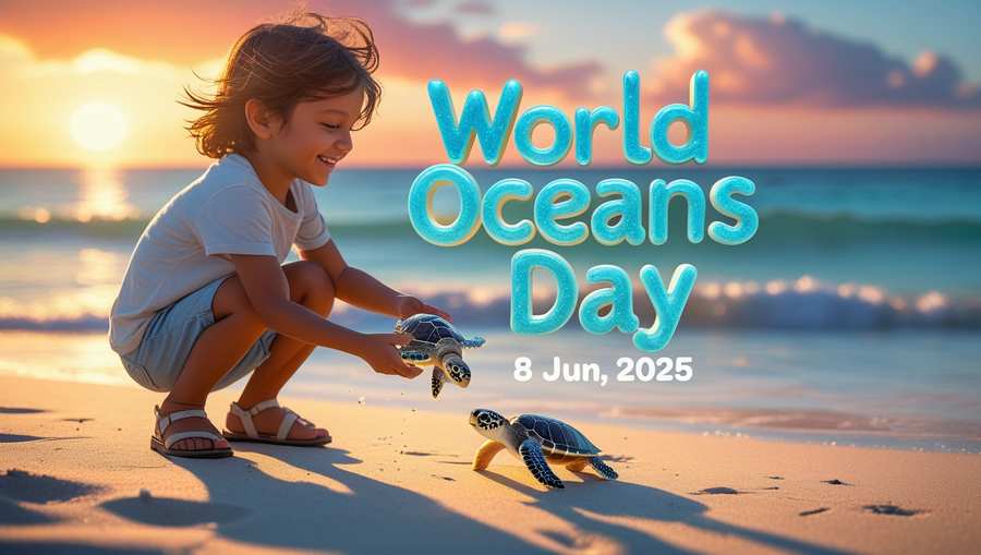 Free Download World Oceans Day Sea Life Image - High Quality World Oceans Day Background