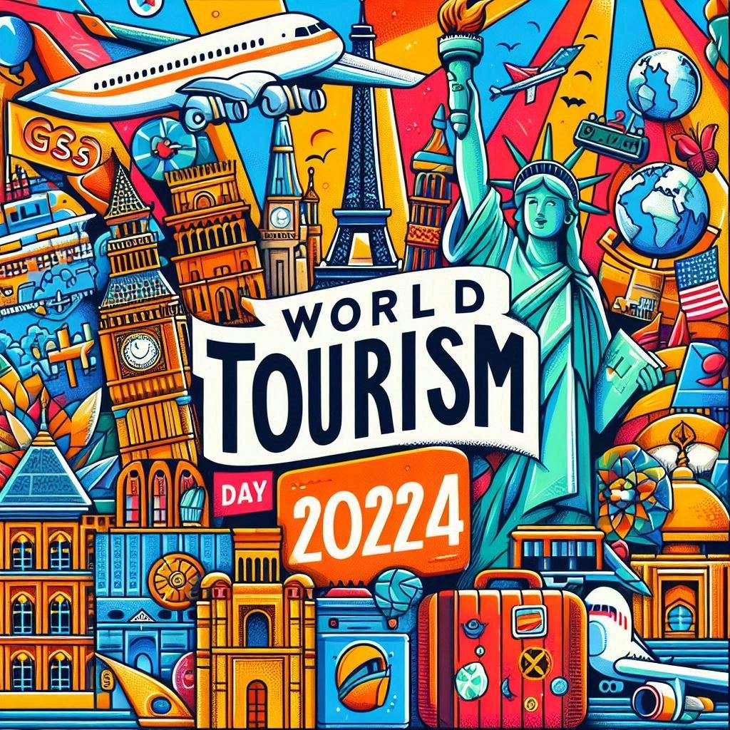 world tourism day 2024 travel background images for posters