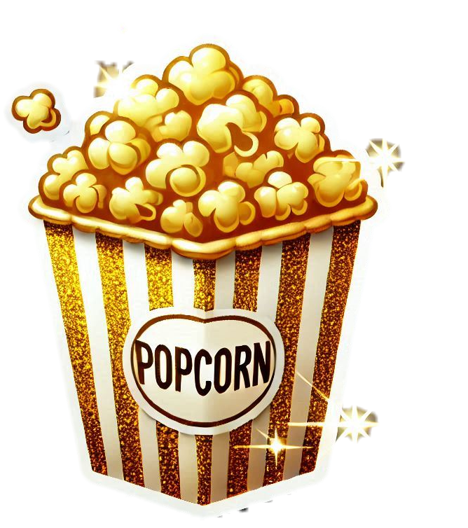 yellow popcorn bucket png free download transparent