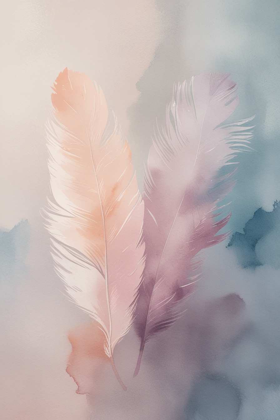 Yoga Background with Soft Pastel Colors