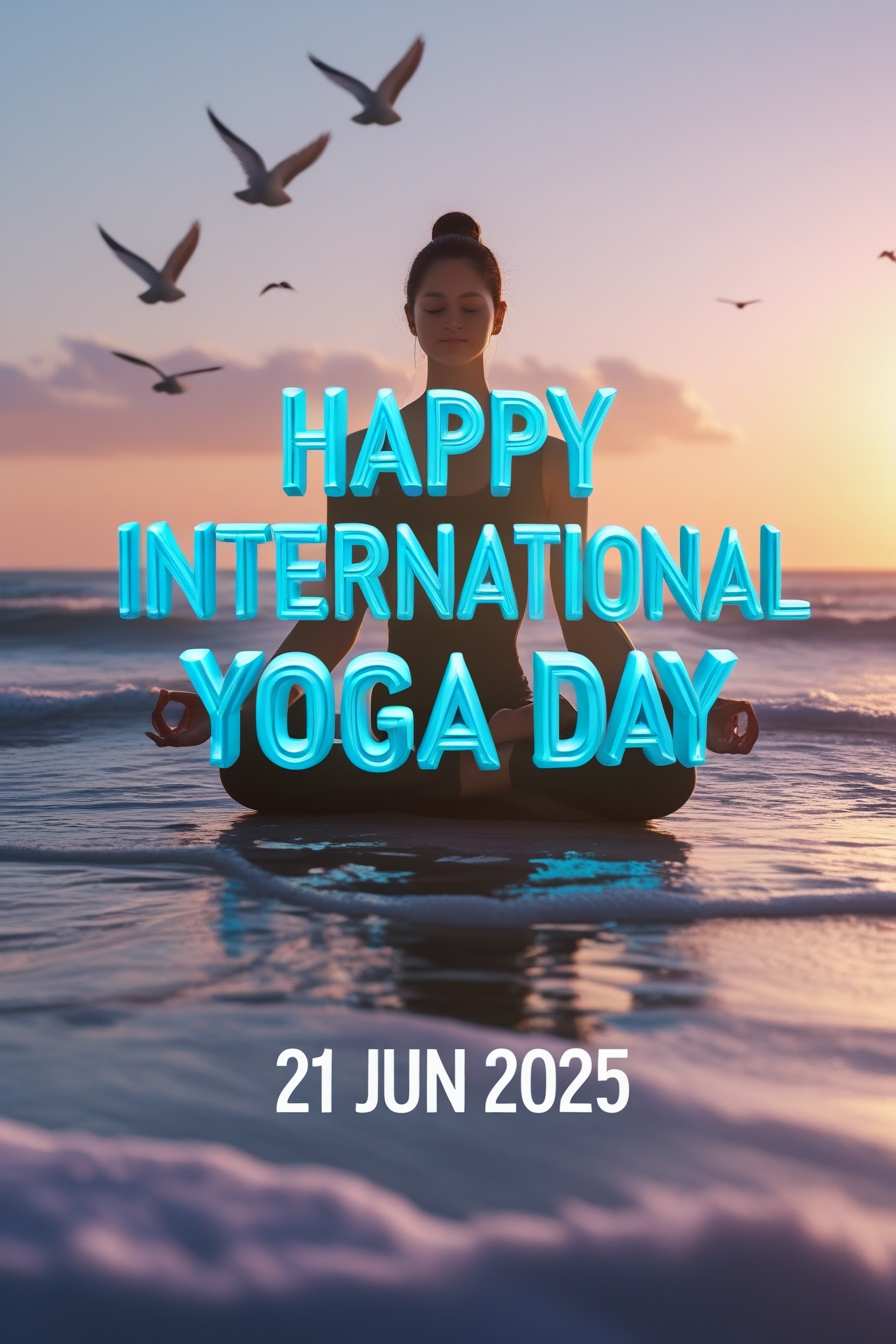 Yoga Day Image For Kids With Happy Wishes - Royalty Free Yoga Day Wishes Image | Pngmagic Free Download Yoga Day Image For Kids With Happy Wishes - High Quality Yoga Day Wishes Background