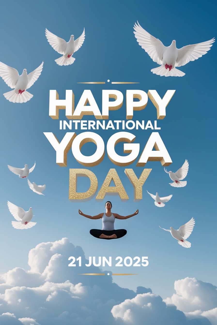 Yoga Day Inspirational Quote Image In Png - Royalty Free Yoga Day Wishes Image | Pngmagic Free Download Yoga Day Inspirational Quote Image In Png - High Quality Yoga Day Wishes PNG Image