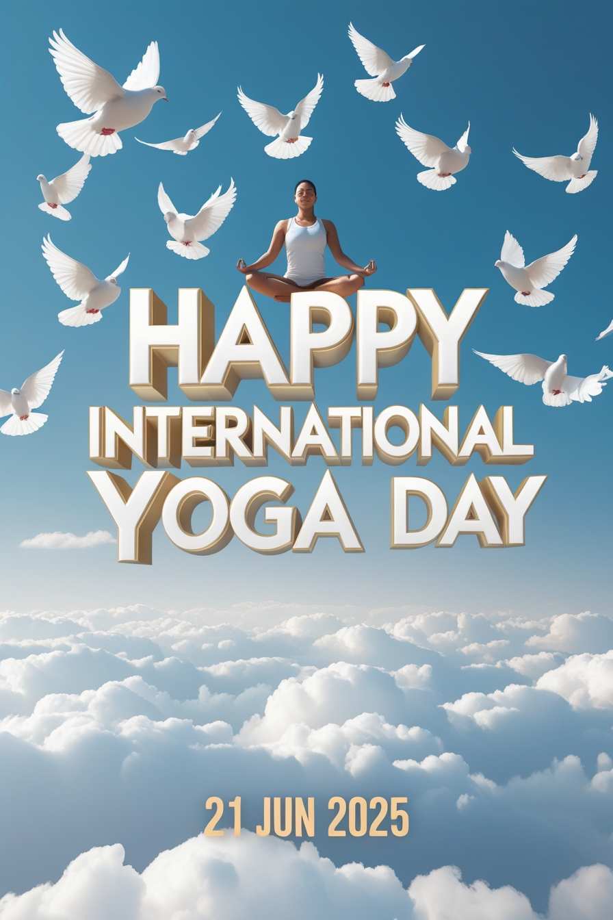 Yoga Day Wishes Poster Image In High Resolution - Royalty Free Yoga Day Wishes Image | Pngmagic Free Download Yoga Day Wishes Poster Image In High Resolution - High Quality Yoga Day Wishes Background