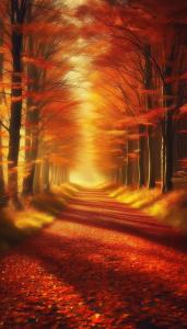 autumn path background wallpaper for nature lovers