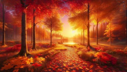 autumn scenery wallpaper for desktop background