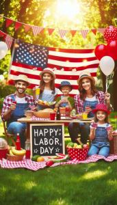 beautiful happy us labor day family picnic background photos download