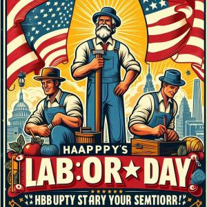 find and download vintage happy us labor day posters for free