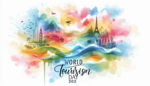 free world tourism day 2024 stock photos for designs