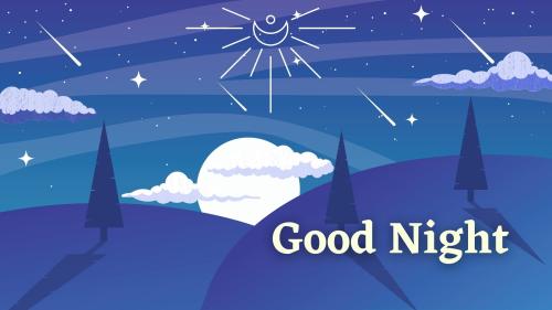 good night wishes image