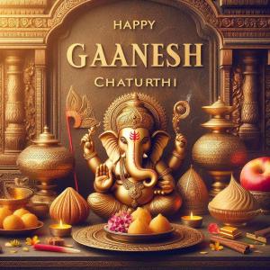 happy ganesh chaturthi elegant and modern graphics