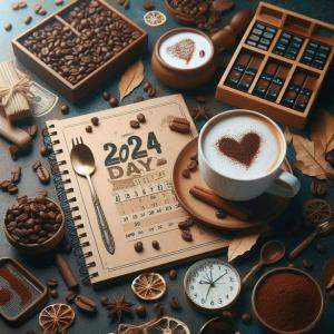 happy international coffee day 2024 themed background images