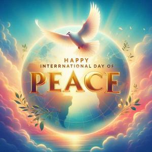 happy international day of peace custom designs