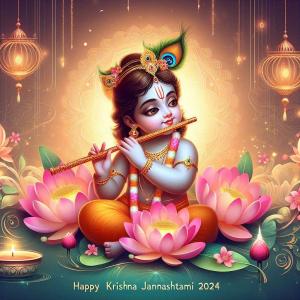 happy krishna janmashtami 2024 colorful images free download