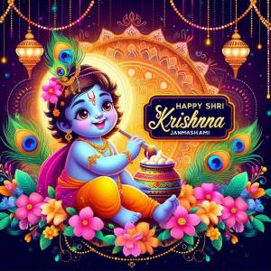 happy krishna janmashtami 2024 event pictures download