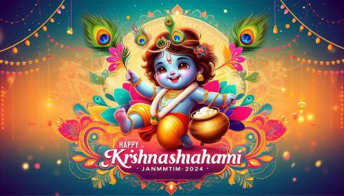 happy krishna janmashtami 2024 wishes with divine quotes and photos