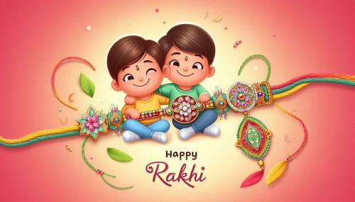 happy rakhi images with personalized messages for brothers and sisters