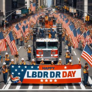 high-quality happy us labor day parade photos download