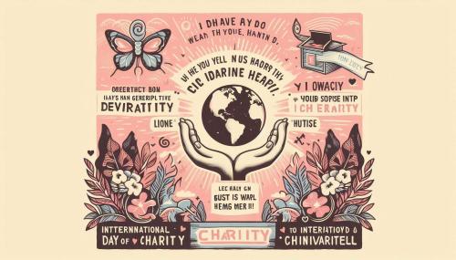 inspirational charity quotes with images for international day of charity