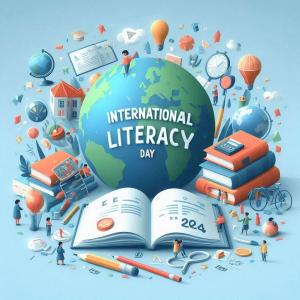 international literacy day 2024 themed illustrations for teachers