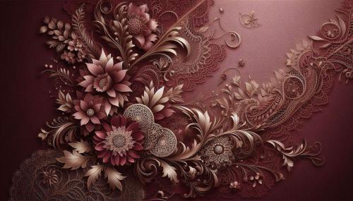 maroon background hd with lace details for elegant invitations