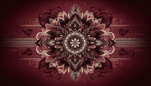 maroon background hd with tribal designs for ethnic-inspired projects