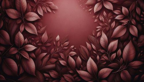 natural maroon background hd with leaf patterns for eco-friendly designs