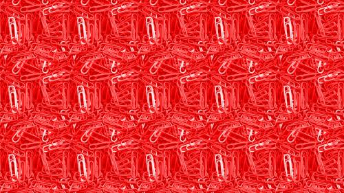 red paper clip stock photos