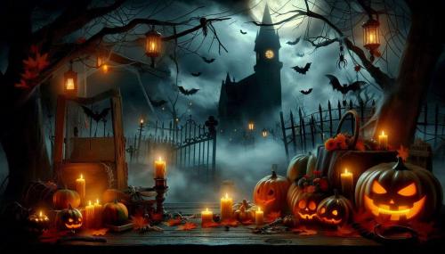 scary halloween background designs for invitations