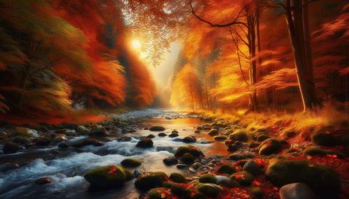 stunning autumn river background wallpaper for personal use