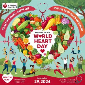 world heart day 2024 greeting card templates