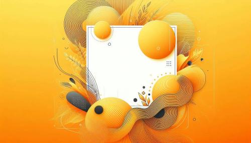 yellow orange background for flyer design with text space