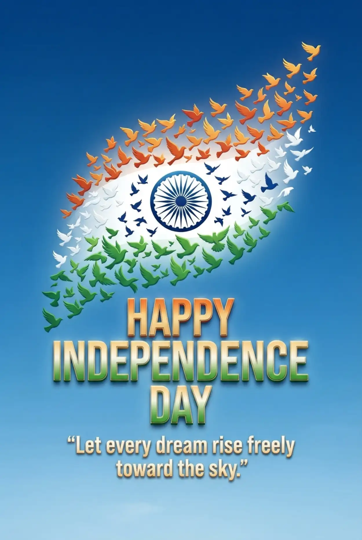 Free Download 15 August School Poster 2026 - High Quality Independence Day Poster 2026 Image