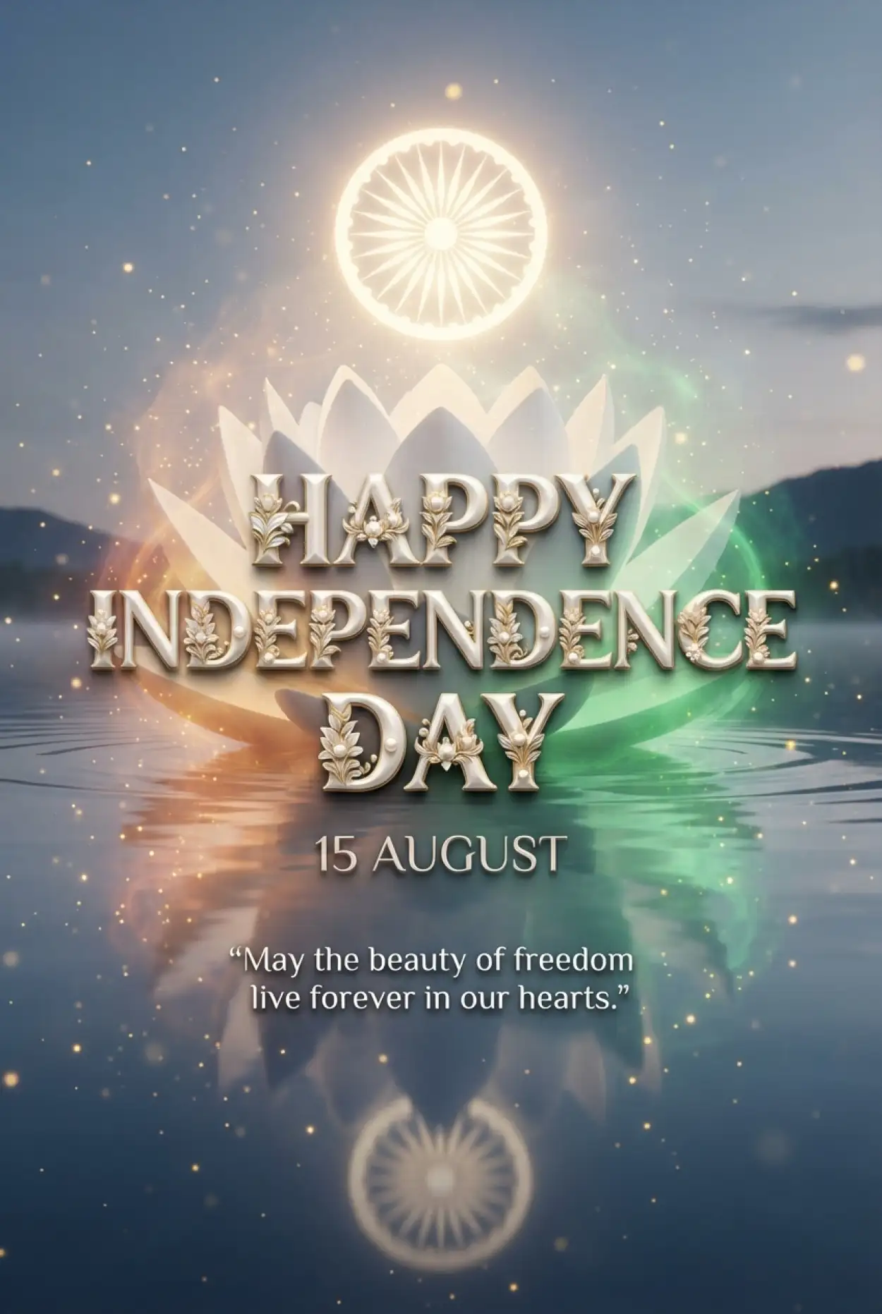 Free Download 15 August Wishes 2026 Images - High Quality Indian Independence Day Wishes 2026 Image